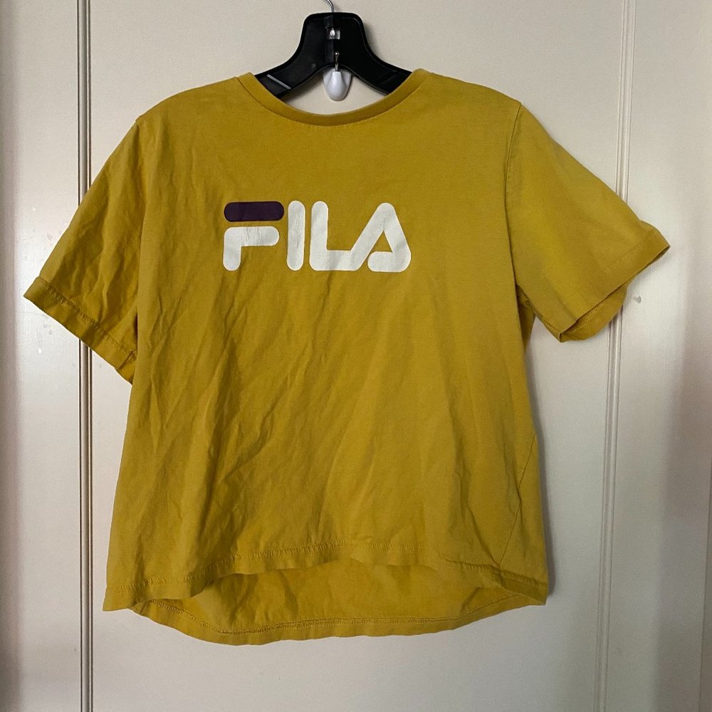 Fila Yellow Logo Tee Shirt